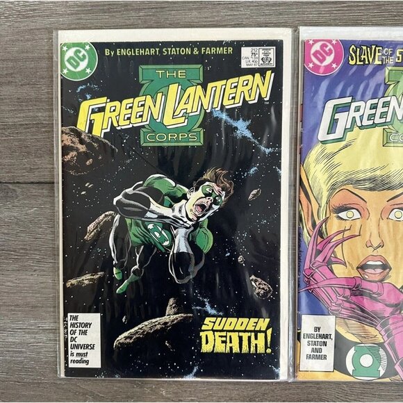 THE GREEN LANTERN CORPS (Lot of 3)  COMIC BOOK - DC  #212,#213,#214 - Picture 2 of 4